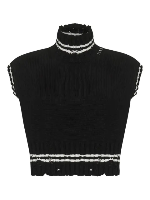 Marni high-neck sleeveless T-shirt Blue DVMD0140Q0UFC652