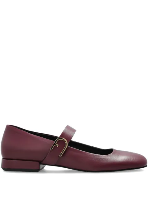 Furla buckle-strap ballerina shoes Purple YJ70HICX30000