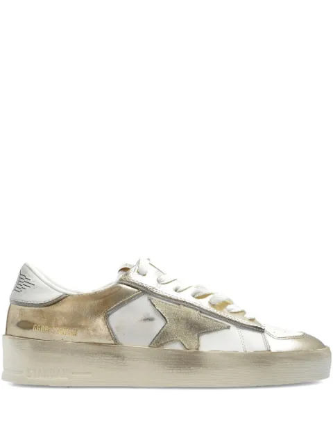 Golden Goose Stardan laminated leather sneakers Yellow GWF00333F007536