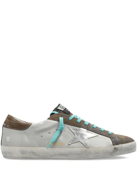 Golden Goose Super-Star distressed sneakers White GMF00101F007489