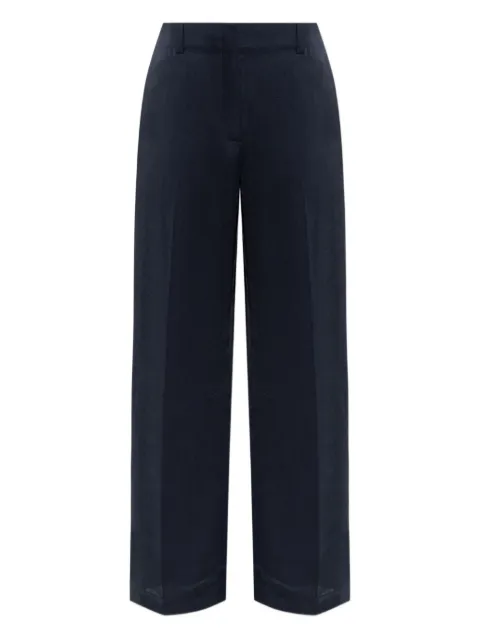 Theory satin tailored trousers Blue P0605201