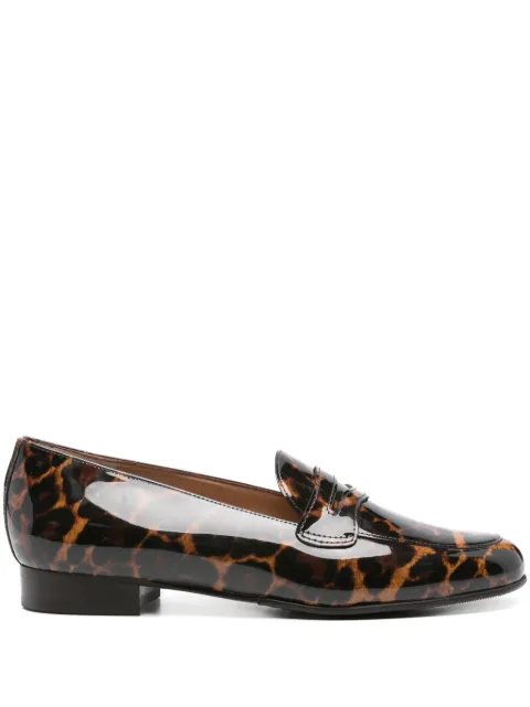 Carel Paris 2100 leopard-print penny loafers Brown 332965