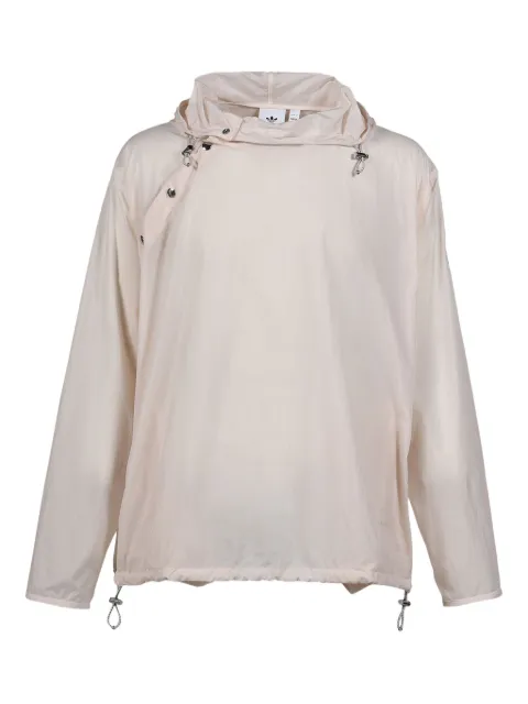 adidas hooded pouch lightweight jacket Neutrals JVC16WONDERQUARTZ