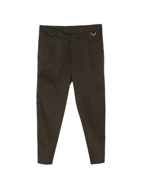 Low Brand pleated d-ring trousers Green L1PSS236612
