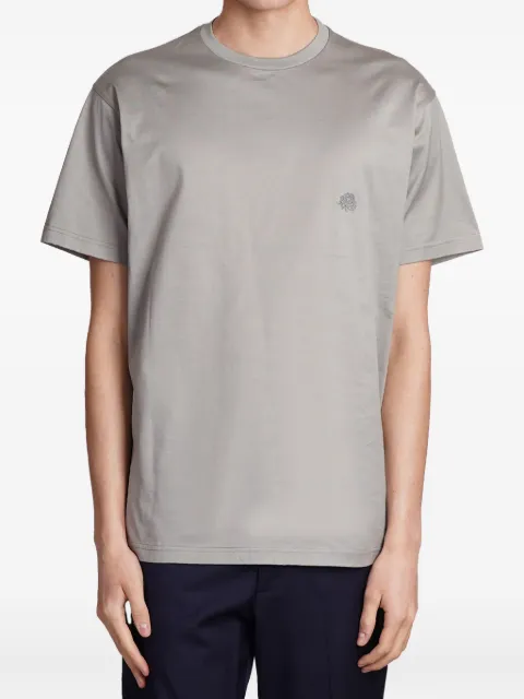 Low Brand embroidered-logo T-shirt Grey L1TFW24256526N066