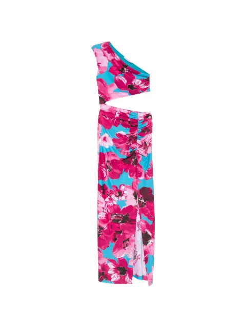 Amen floral-print cut-out maxi dress Pink HMS23510VIOLA
