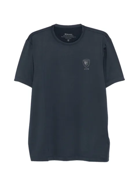 Blauer logo-print crew-neck T-shirt Blue 23SBLUH02187006521888