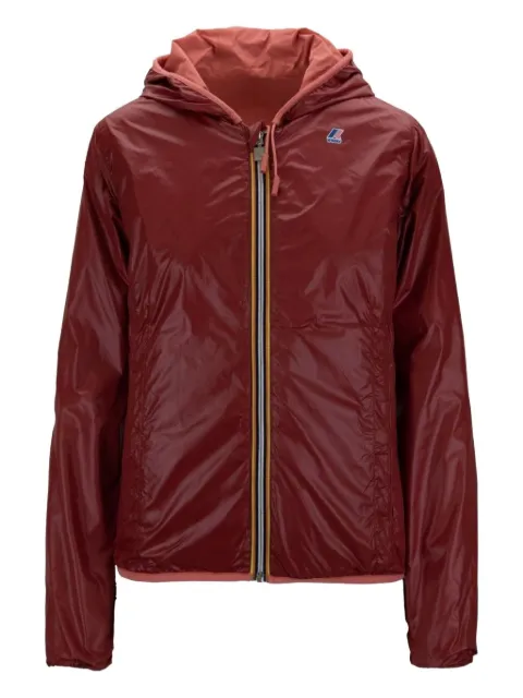 K-Way hooded zip jacket Red K002XNOA91