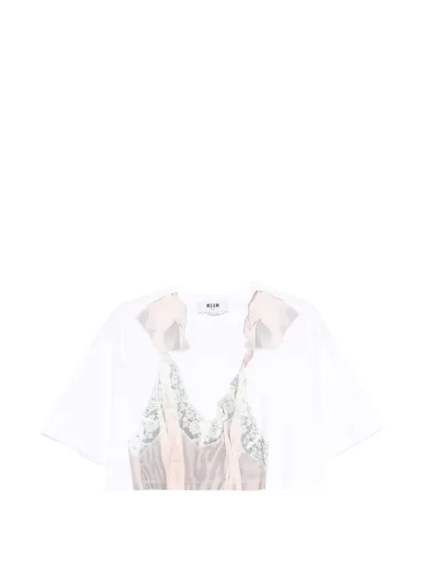 MSGM short-sleeves T-shirt White 3442MDM86237002