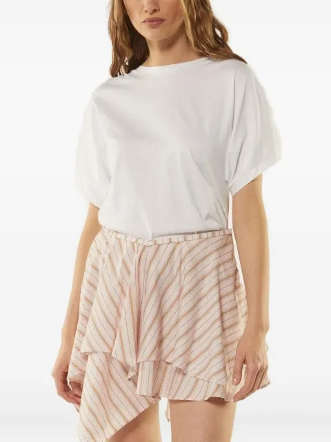 DONDUP ruched-detail T-shirt White S974JF0271DXXXDD