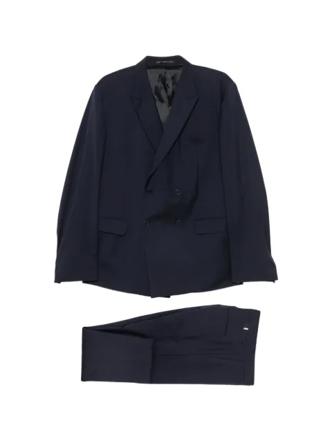 Low Brand double-breasted suit Blue L1GSS236609BLU