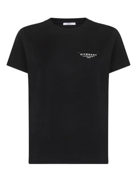 Givenchy logo-print T-shirt Black BW70FJP75N
