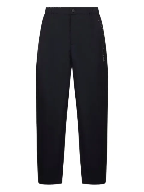 Marni embroidered pocket trousers Blue PAMA0482S2TW839