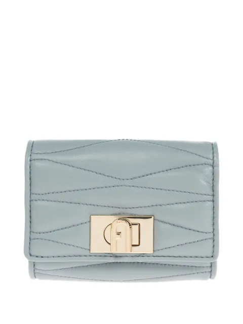 Furla 1927 quilted clasp wallet Blue WP00225BX3221