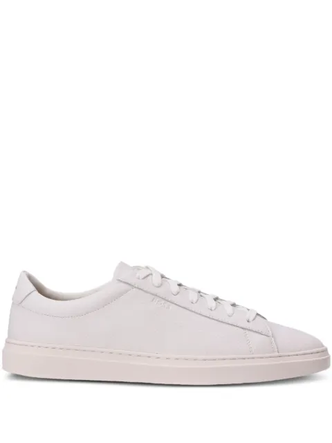 BOSS leather lace-up sneakers Neutrals 50548716