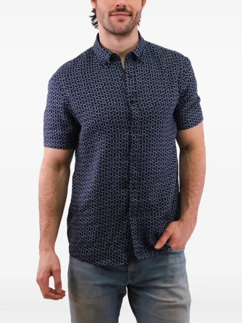 Michael Kors patterned shirt Blue CS3400I9DLBLU