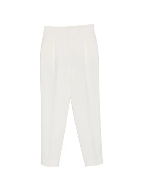 Moschino pleated tapered trousers Neutrals A03050424