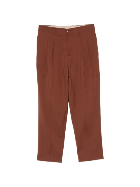 Costumein pleated straight-leg trousers Brown W55MATTEO