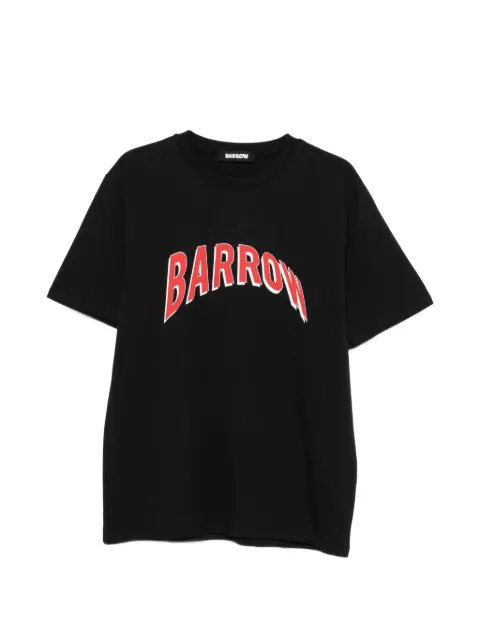 BARROW logo-print short-sleeveS T-shirt Black S4BWMATH087