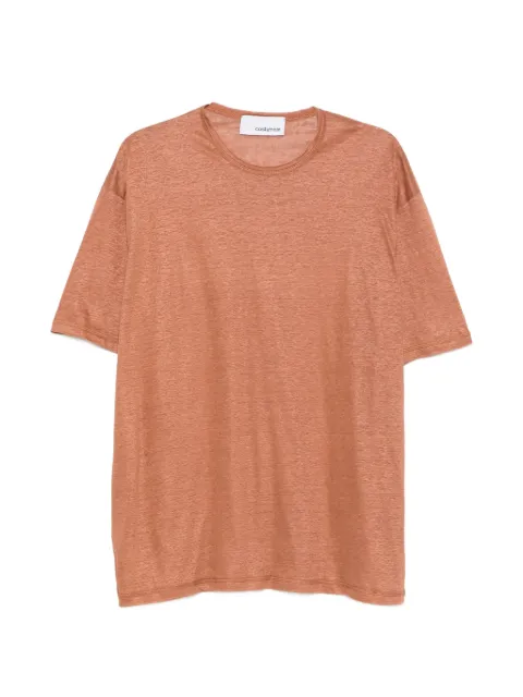 Costumein Komodo contrast-stitch short-sleeve T-shirt Brown W031704