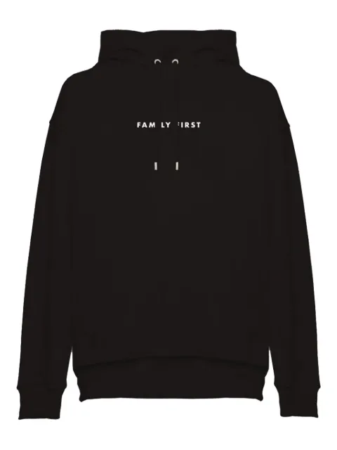 Family First logo-print hoodie Black HS2405