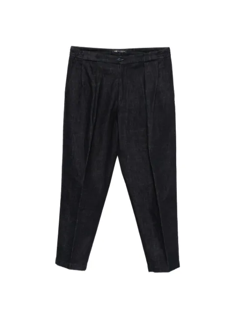 Briglia 1949 pleated tapered-leg jeans Blue PORTOBELLOOD42319500011