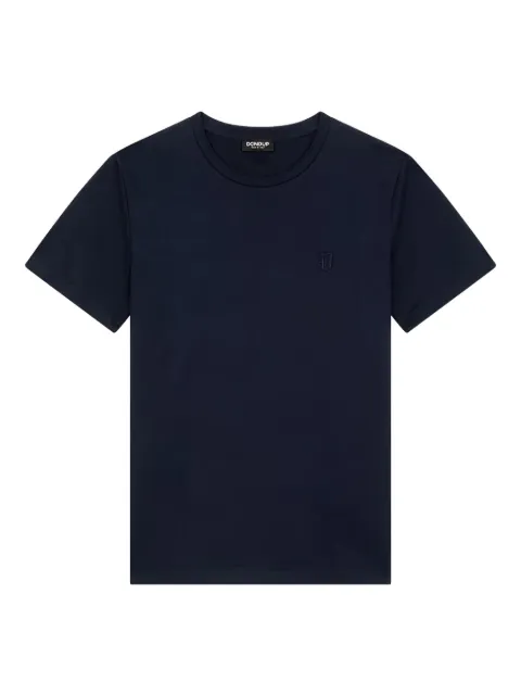 DONDUP embroidered-logo t-shirt Blue US198JF0271UFS6DU894