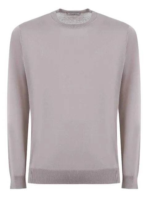 Paolo Pecora round-neck long-sleeve sweater Grey A002F2001420