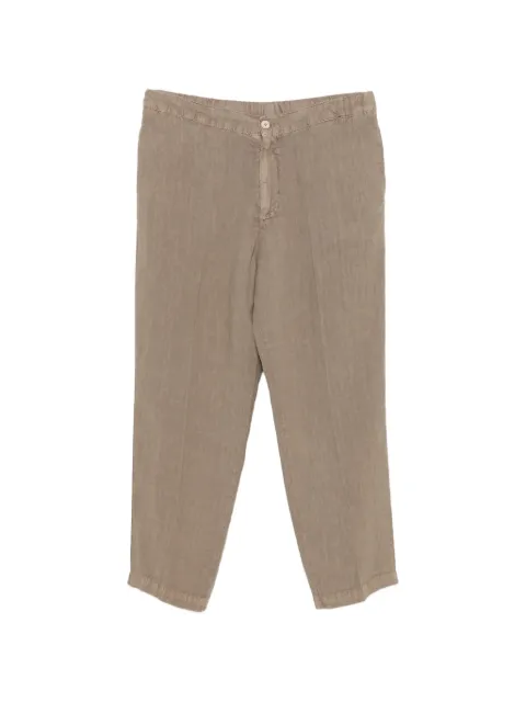 Costumein elasticated-waistband straight-leg trousers Neutrals AIL13FANGO