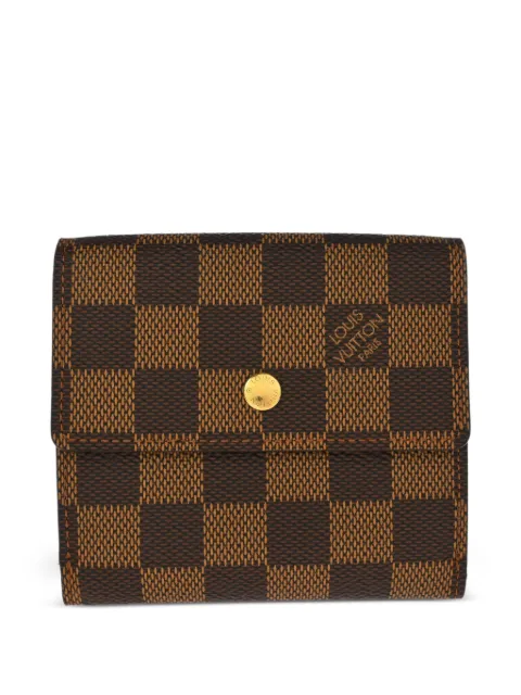 Louis Vuitton Pre-Owned 2003 Damier Check wallet Brown 185638