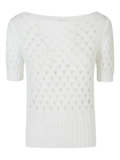 Eleventy short-sleeve sweater White I81MAGI36MAG0I01501