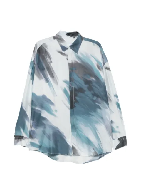 Costumein abstract-print long-sleeve shirt White W5710312