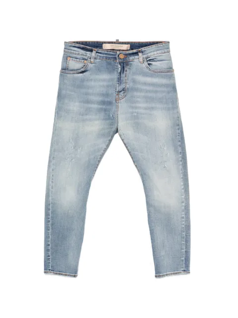 YES LONDON distressed slim-fit jeans Blue XJ3112