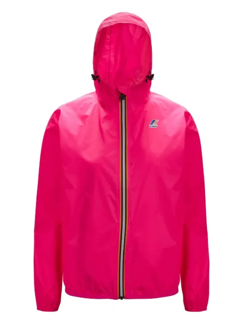 K-Way Le Vrai hooded zip-front jacket Pink K005IFOZ17