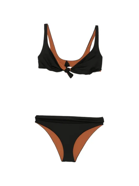 Fisico bow-detail bikini Black CR21MBCS02MBF0940