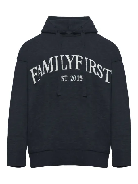 Family First logo-embroidered hoodie Blue SWF2416