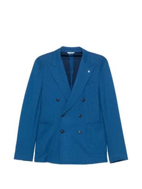 Manuel Ritz double-breasted blazer Blue 3632G2738M243301
