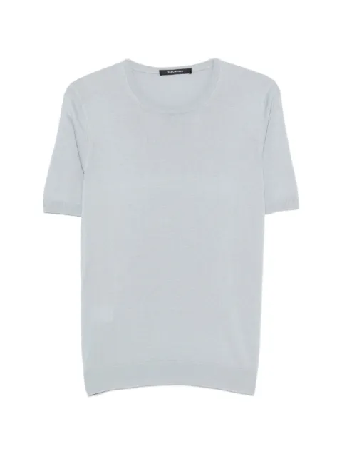 Tagliatore Josh short-sleeve knitted T-shirt Blue JOSHGSE2403508