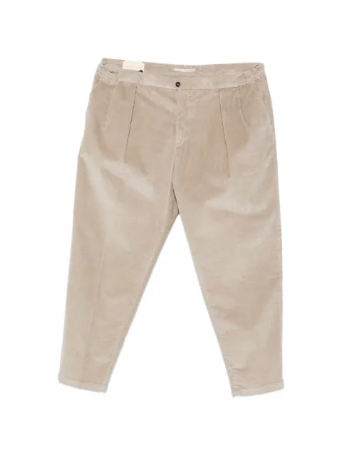 Briglia 1949 pleated corduroy trousers Neutrals PORTOBELLOVTP42418100023
