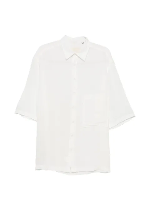 Costumein chest-pocket short-sleeve shirt White AIL16STEFANO