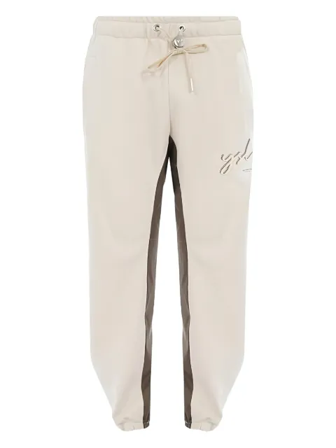 YES LONDON drawstring-waist track pants Neutrals XP3192BEIGE