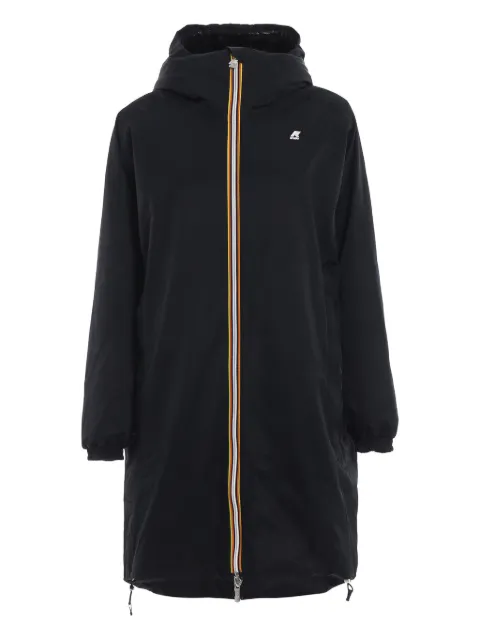 K-Way hooded zipped parka Black K009N30K02