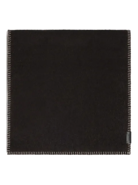 LEMAIRE cocotte-stitch scarf Brown AC1261LF1194