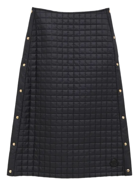 Moncler press-stud quilted midi skirt Black K20932D00012788RS