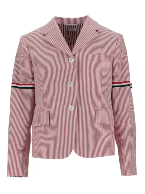 Thom Browne striped-pattern blazer Red FBC928O00572
