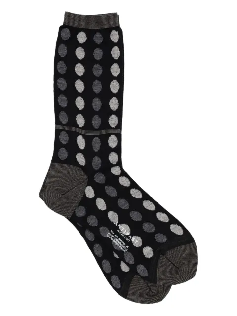 Antipast polka-dot socks Black AM238A