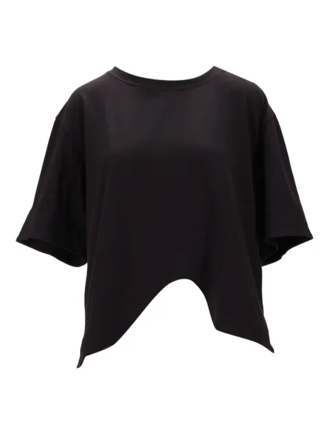 Niccolò Pasqualetti asymmetric-hem short-sleeve T-shirt Black NP07TS01COJE