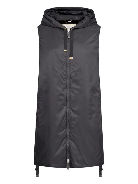 Max Mara hooded drawstring gilet Black 2529296034600