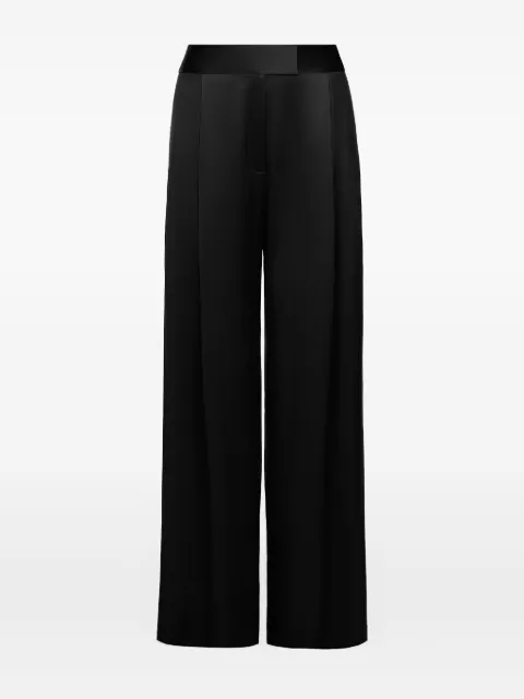 The Sei pleated satin trousers Black TS6020