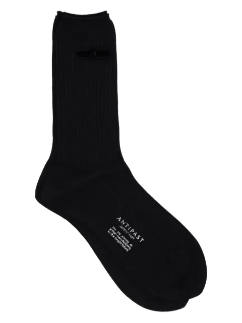 Antipast ribbed socks Black ANP118A